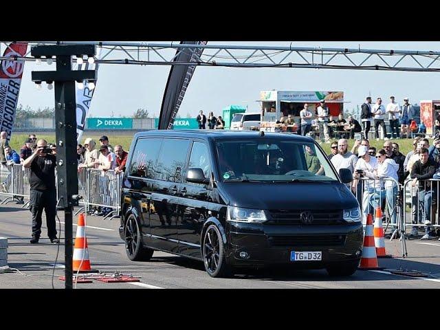 ‼️BIG BOOST BULLI‼️800hp VW T5 R33 Turbo Garage Delitzsch @ TTT Half Mile Race Series 22.04.2023