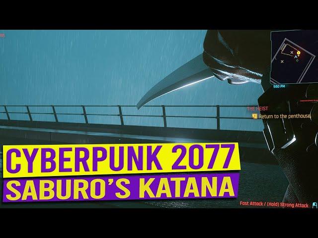 SABURO's Iconic Katana SATORI Location - CYBERPUNK 2077