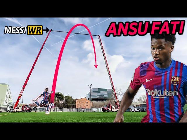 CAN ANSU FATI BREAK MESSI’S WORLD RECORD?