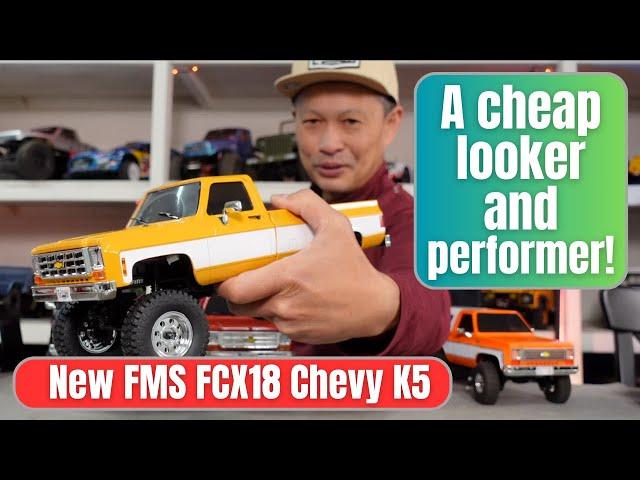 FMS FCX18 Chevrolet K10 rc rtr truck review - a mini crawler with big indoor and outdoor fun.