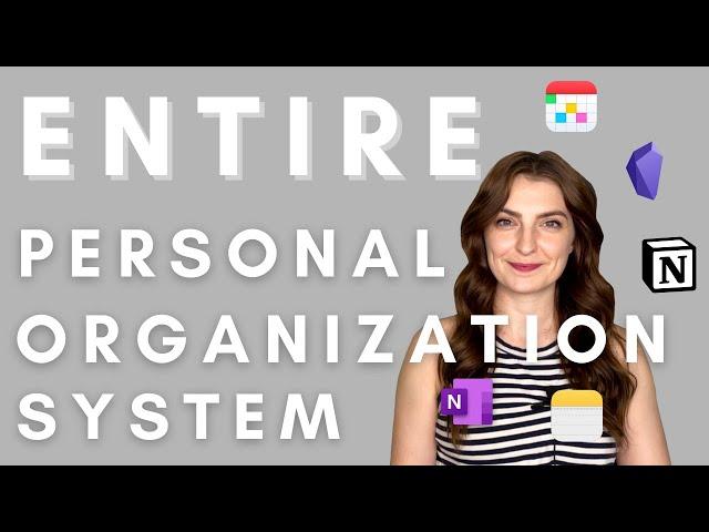 My Entire Personal Organization System (digital & paper tools) | & how to create your own!
