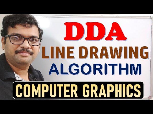 DDA LINE DRAWING ALGORITHM IN COMPUTER GRAPHICS || Digital Differential Analyzer Algorithm