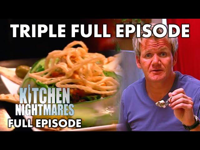 The WORST Food From Season 3 | TRIPLE FULL EPISODE | Part Two | Kitchen Nightmares