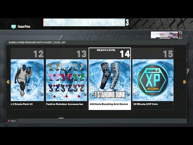 Season 3 rewards in NBA 2k23  