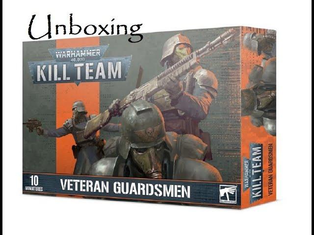 Kill Team: Guardsmen Veterans Unboxing deutsch