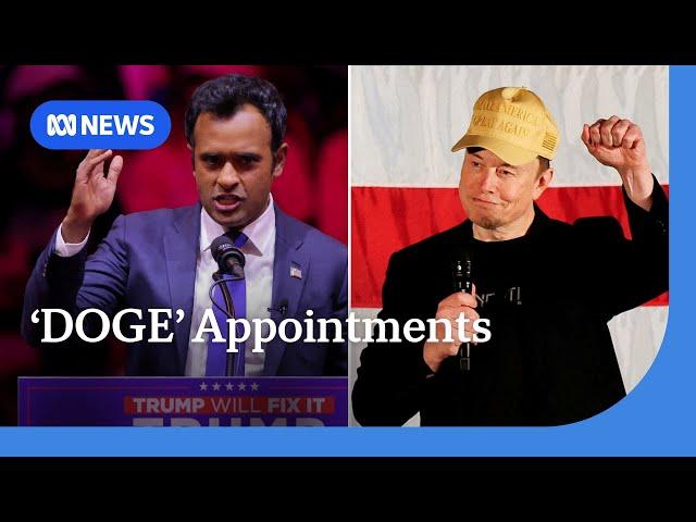 Elon Musk and Vivek Ramaswamy appointed to 'DOGE' department | ABC NEWS