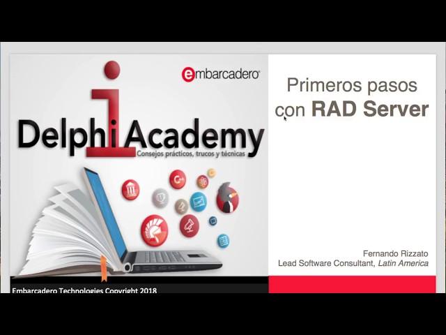 Primeros pasos con RAD Server