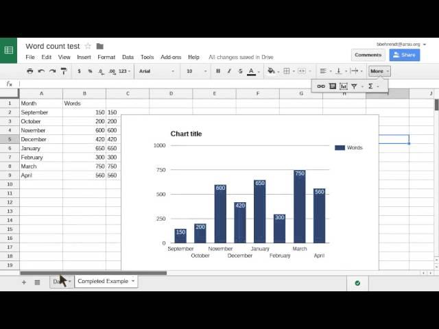 Add labels to a Google chart or graph