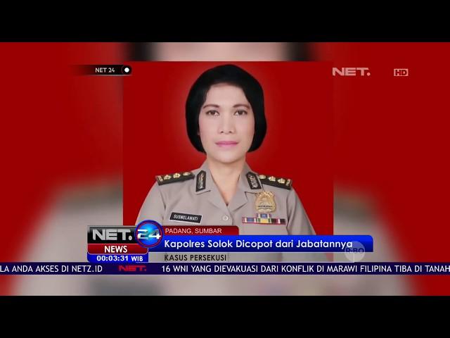 Kapolres Solok Dicopot dari Jabatannya - NET24