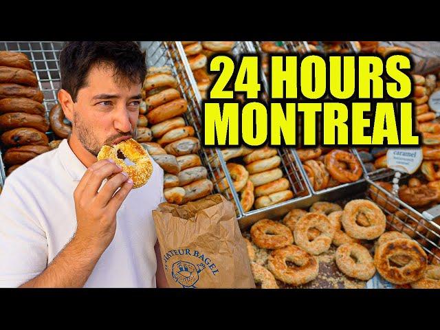 24 Hours of MONTREAL'S Best Food  Smoked Meat, Bagels & Canada's #1 SEAFOOD POUTINE!