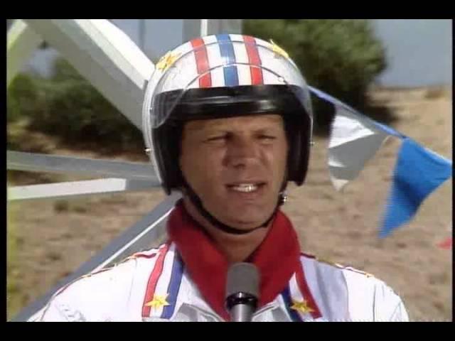 Super Dave Osborne's wrecking ball stunt