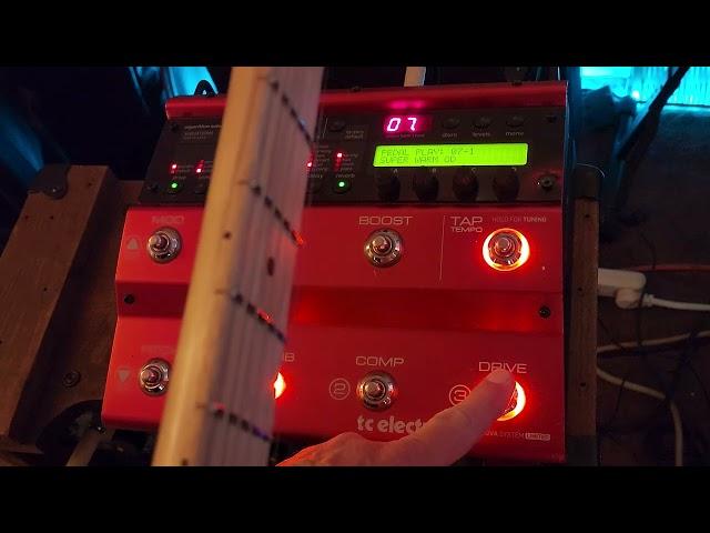 TC Electronic Nova System Special Edition Red    One patch can do an entire gig!