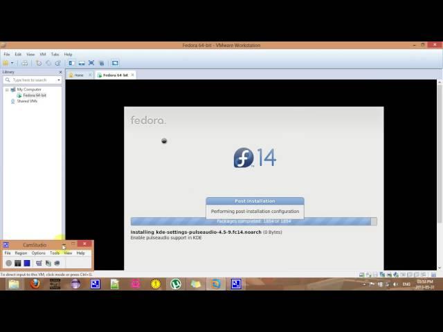 Install Fedora 14 on VMware without Easy Install