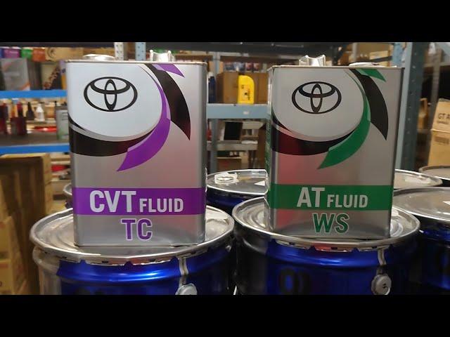 Новый дизайн упаковки Toyota CVT Fluid TC и CVT Fluid FE   #ANTON_MYGT #0888602505  #0888602105