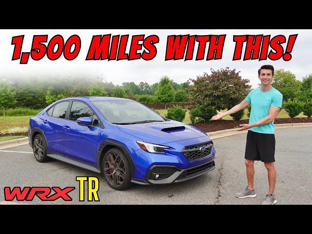 Living With a 2024 Subaru WRX TR For 1,500 Miles and Two Weeks!