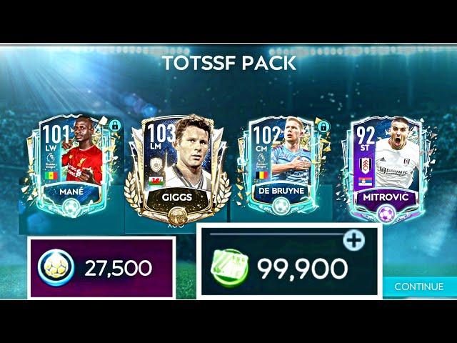 TOTSSF PACK OPENING | 2 × 101 MASTERS PACKED | 100K FIFA POINTS | PRIME ICON GIGGS | FIFA MOBILE 20