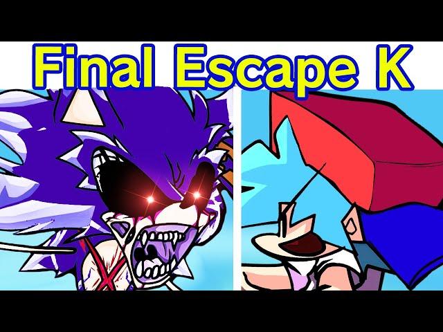 Friday Night Funkin' VS Sonic.EXE 3.0 - Final Escape (KIRB0 MIX/FANMADE) (FNF Mod/Xenophanes/Sonic)