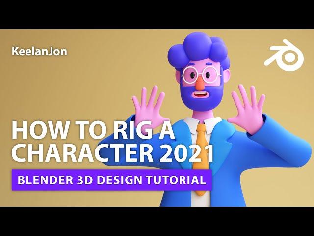 Blender 2.9 - Character Rigging Tutorial - How to Rig a Character