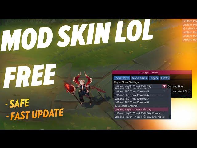 Hướng dẫn Mod Skin LOL Free - không BAN 2024