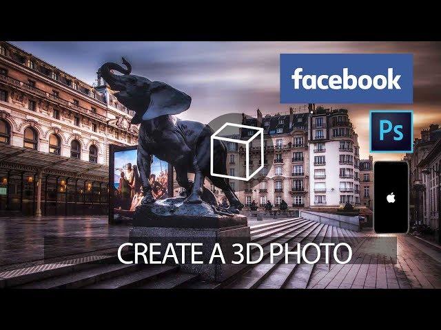 Grow your Facebook with 3D Photos in Photoshop or with an Iphone!