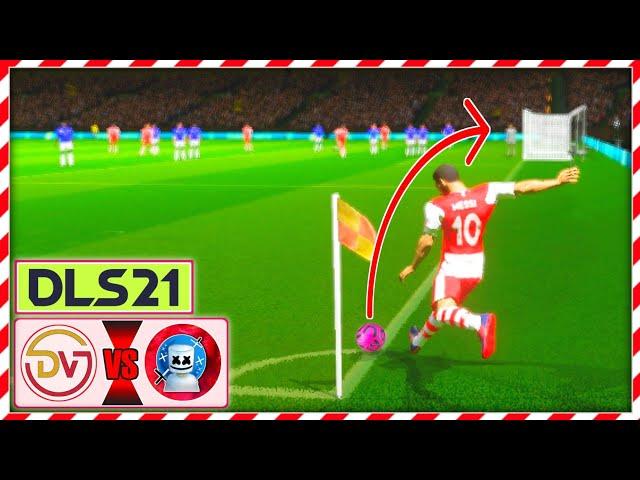 DroidVillaz Vs Shani Fiza | DLS 21 Corner Kick Goal Challenge Ft. Lionel Messi