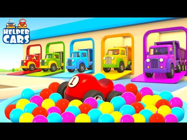 Car cartoons for kids & Cars cartoon full episodes - Street vehicles & trucks for kids