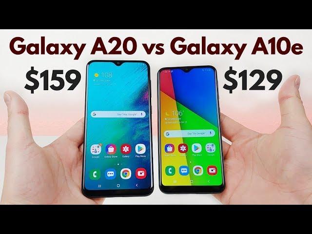 Samsung Galaxy A20 vs Galaxy A10e - Who Will Win?