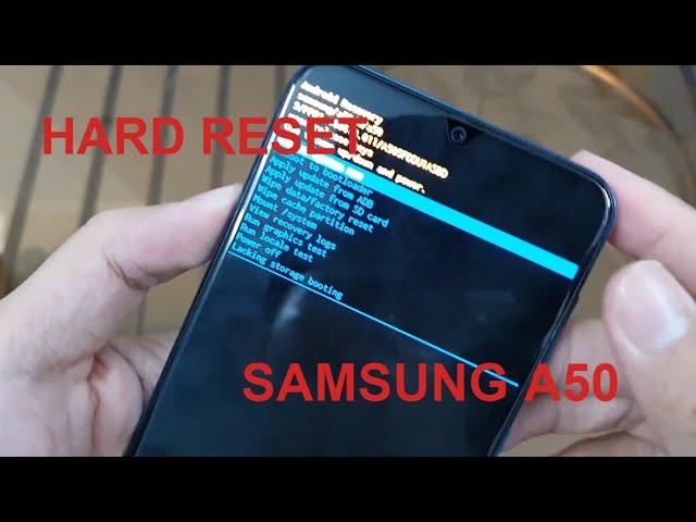 How to Hard reset Samsung Galaxy A50