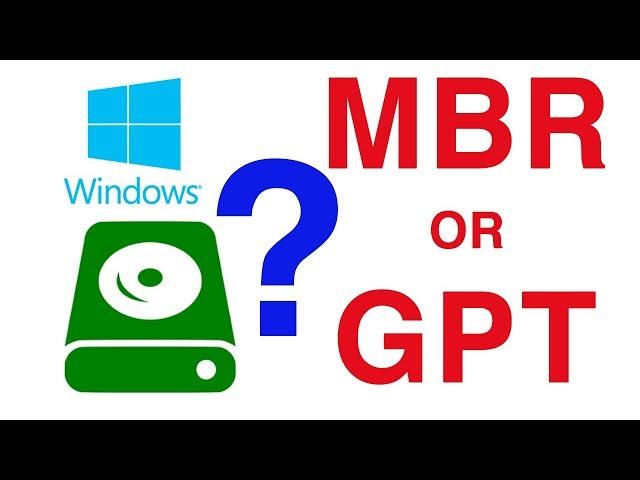 MBR or GPT How to check your disk partition style on any Windows XP,  Vista, 7,  8,  8.1, 10