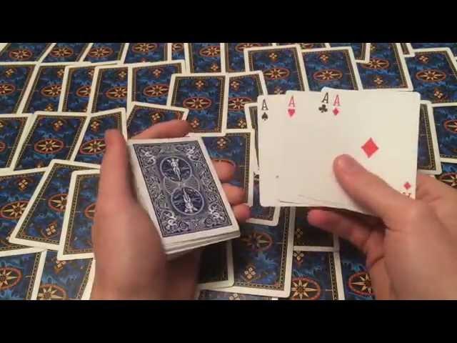 Erdnase System of Blind Shuffles (Part One: Control Cards with the Overhand Shuffle)