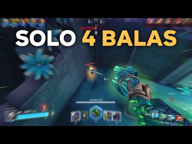 ONLY 4 BULLETS with Androxus | Paladins