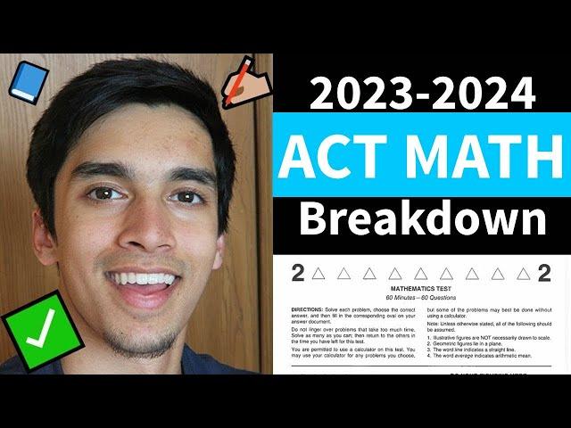 Watch Me Take 5 Academy's NEW FULL 2023-2024 ACT® Math Practice Test | 5 Academy ACT® Test Questions