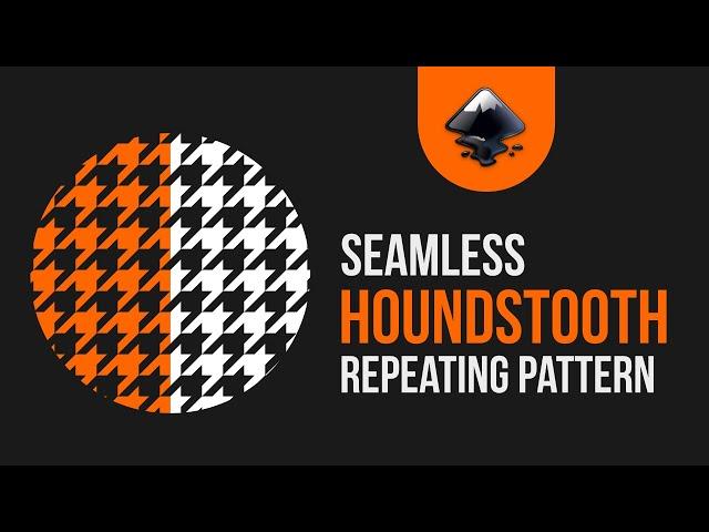 Seamless Repeating Pattern in Inkscape: Houndstooth