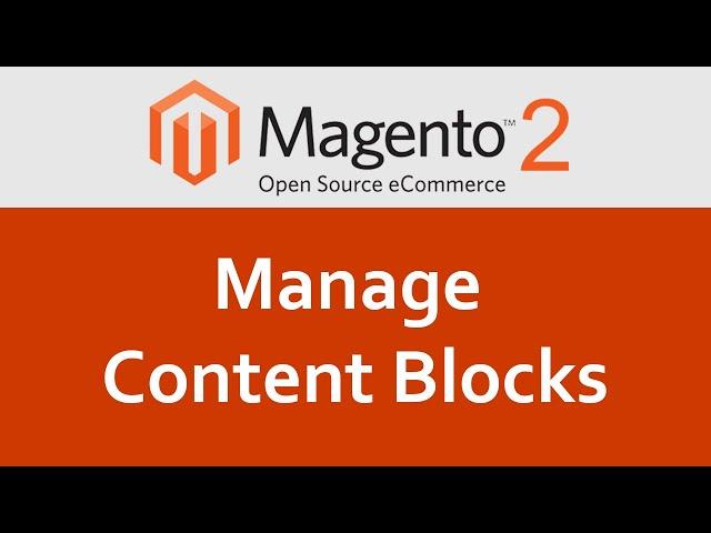 Magento 2 Tutorial #9 Create content blocks in Magento 2 | Magento 2 CMS block management