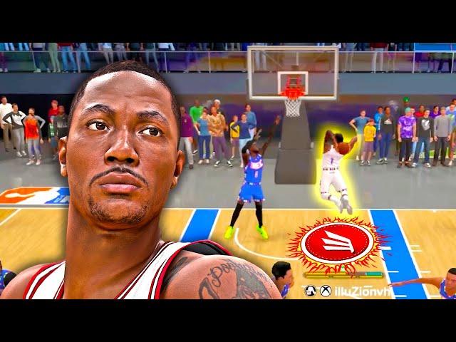 This PRIME DERRICK ROSE BUILD is TERRORIZING the REC on NBA 2K24