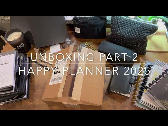 HAPPY PLANNER 2025 UNBOXING   HD 1080p