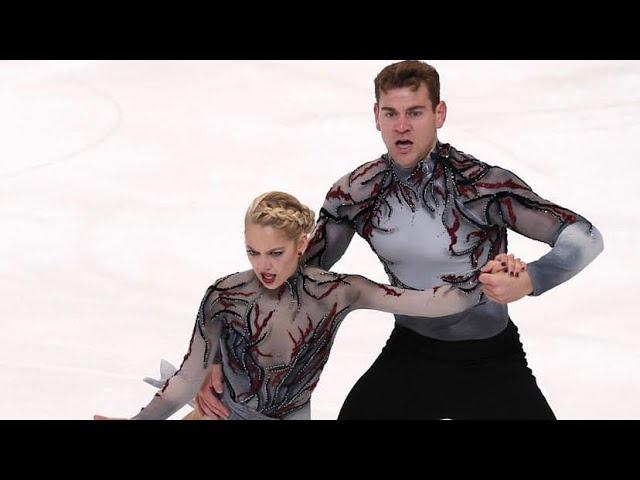 2022 Skate America Pairs SP Alexa Knierim/Brandon Frazier USA