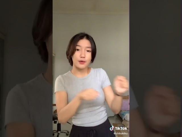 Video Tiktok  Chikaku pakai kaos Ketat | TikTok Cewek Cantik Goyang Pinggul #Shorts