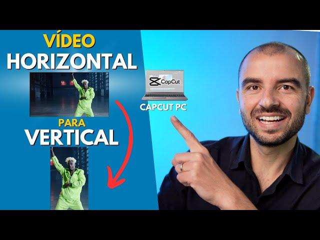 Reenquadramento Horizontal (16:9) para Vertical (9:16) de forma Automática e Manual no CapCut PC