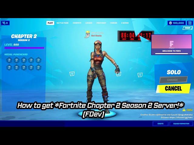 How to get *Fortnite Chapter 2 Season 2 Server!* (Aurora) (No fiddler) (Easy)