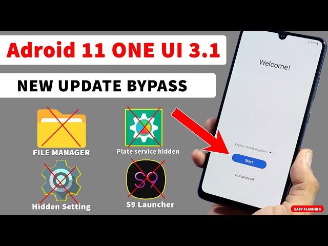 SAMSUNG ANDROID 11 FRP BYPASS | UPDATE ONE UI 3.1 UNLOCKED