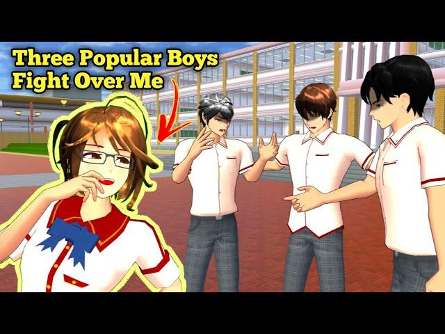 Three Popular Boys Fight Over Me Part 1 | Sakura School Simulator Drama | Kat-kat Gaming 