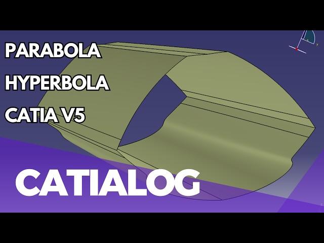 Parabola-Hyperbola-Generative Shape Design - CATIA V5 - CATIALOG