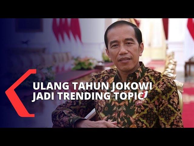 Wih! Ulang Tahun Jokowi #HBD59Jokowi Trending di Twitter