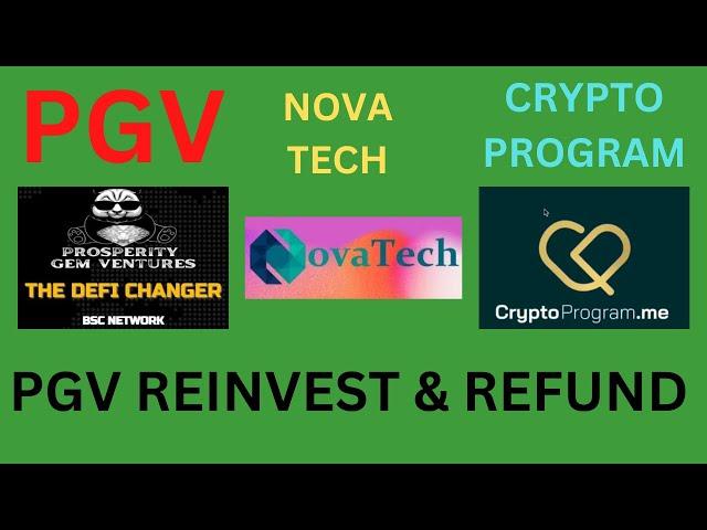 PGV HOW TO REINVEST + FULL REFUND