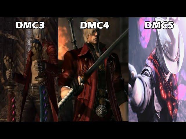 Devil May Cry 5 - Evolution of Dante's Weapons DMC3-DMC5 | All Dante New Weapons (2005- 2019)