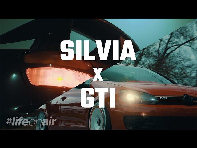 Nissan Silvia S15 x VW Golf MK6 GTI on Air Suspension – #LifeOnAir