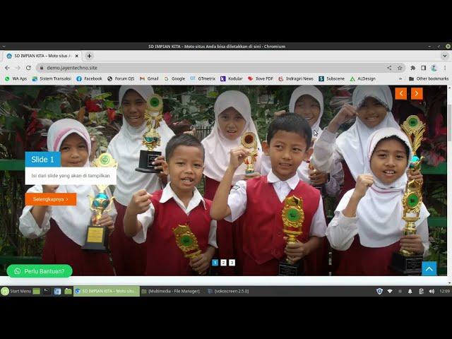 Website Sekolah Gratis SD Impian 2023