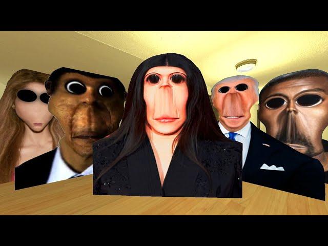 Rosalia Bizcochito, Ungayne West, Shakunga, Obunga And Joe Biden Nextbot Gmod