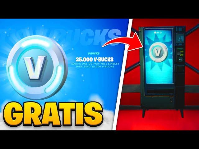 So BEKOMMMST du GRATIS V-BUCKS! Fortnite V-Bucks Glitch